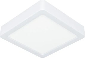 Eglo 901335 - FUEVA fürdőszobai mennyezeti LED lámpa, 7 W, 230 V, 15x15 cm, IP44, fehér