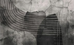 Divatos 3D Fali Tapéta Absztrakt vonalak 416x254 Ragasztóval