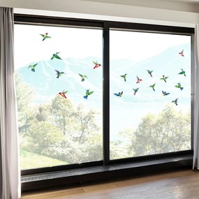 Ablakmatrica szett 20 db-os 40x60 cm Hummingbirds – Ambiance