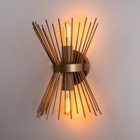 Aranyszínű fali lámpa Kirpi – Opviq lights
