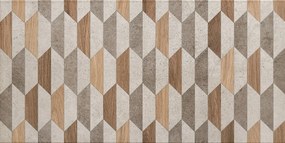 Domino Dover Graphite Geo dekorcsempe