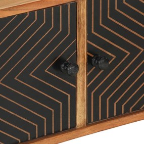 tömör akácfa TV-szekrény 112 x 30 x 40 cm