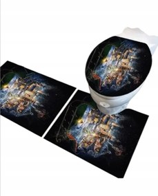 Fürdőszobaszőnyegek Karácsonyi szőnyeg szett 3 db-os