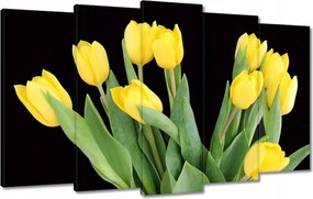 Vászonkép 100x60 Sárga tulipánok
