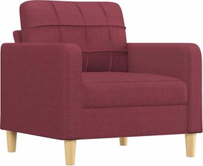 vidaXL bordó szövet kanapéfotel 60 cm