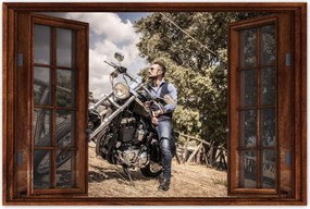 Poszterek 120x80 Motorkerékpár Klasszikus Motor