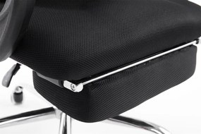 Fellow szövet irodai forgószék, dönthető háttámlával, lábtartóval, állítható fejtámlával