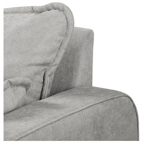 Világosszürke sarokkanapé (bal oldali) Beata – Ropez