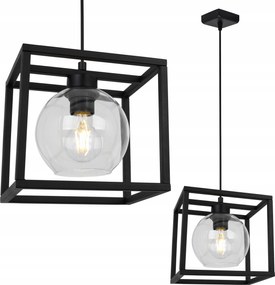 Mennyezeti Lámpa Lógó Csillár Egy Ketrec Elegáns Üveg Gömb