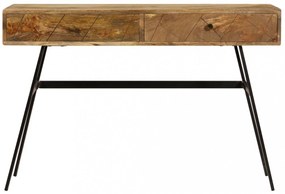 tömör mangófa fiókos íróasztal 110 x 50 x 76 cm