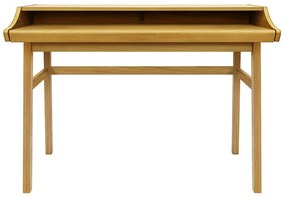 Szekreter típusú íróasztal tölgyfa dekorral 44x115 cm Carteret – Woodman