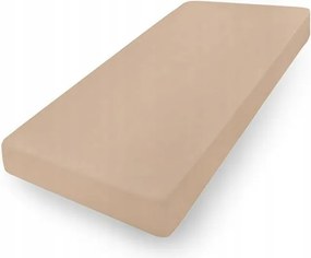 Jersey lepedő 90/100x190/200 bézs