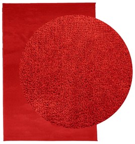 OVIEDO piros rövid szálú szőnyeg 140 x 200 cm
