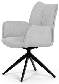 Étkezőszék fehér szövettel. HC-993 WT2