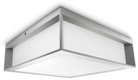 Philips - Kültéri mennyezeti lámpa SKIES 2xE27/14W/230V IP44 szürke