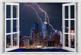 Poszterek 120x80 New York éjszaka