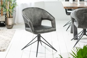 ETERNITY modern bársony szék - sötétzöld