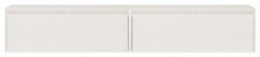 2 darab fehér tömör fenyőfa faliszekrény 100 x 30 x 35 cm