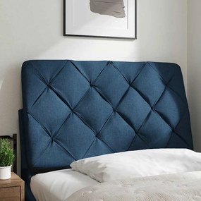 kék szövet fejtámla párna 90 cm