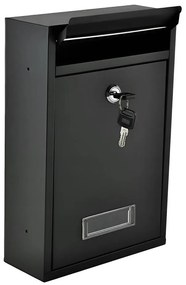 Postaláda 21,7x32 cm fekete