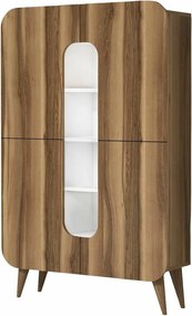 Mine Walnut and White szekrény