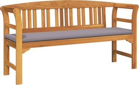 vidaXL Rózsapad Természetes 157 x 46 x 82,5 cm Tömör Akácfa