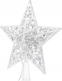 Világító Csillag Karácsonyfa Hegy Led dekoráció elemes kristályok