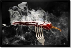 Poszter keretben 60x40 Csípős chili paprika