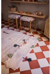 Krémszínű pamut gyerek játszószőnyeg 120x160 cm Veggie Garden – Lorena Canals