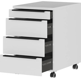 Világosszürke szekrény 42x63x60 cm Mailand – Germania