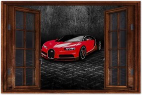 Poszter 60x40 Piros sportautó