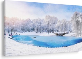 Kép - Jeges tó (90x60 cm)
