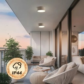 BRILAGI - LED kültéri mennyezeti lámpatest FORIS LED/20W/230V Ø 15 cm bézs IP44