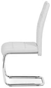Fehér Ekobőr Étkezőszék. HC-481 WT