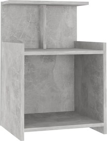 vidaXL betonszürke szerelt fa éjjeliszekrény 40 x 35 x 60 cm