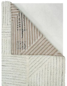 Krémszínű mosható kézi szövésű gyapjú szőnyeg 170x240 cm Almond Valley – Lorena Canals