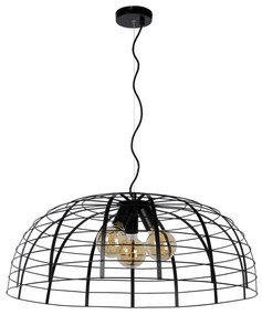 Lucide 45449/76/30 - Csillár zsinóron ELODIE 3xE27/40W/230V fekete
