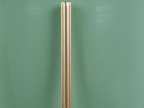Arany és zöld fém virágtartó 31 cm LEFKI Beliani