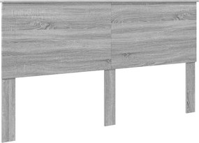 vidaXL Fejtámla Szürke Sonoma 180 cm Faanyag