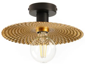 ONLI - Mennyezeti lámpa GOLDEN 1xE27/22W/230V átm. 28 cm arany/fekete