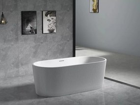 AREZZO design ARNO szabadon álló kád, fényes fehér