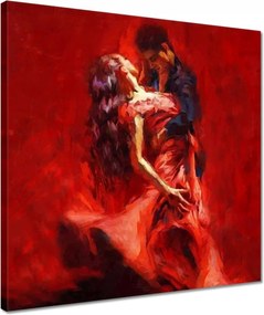 Vászonkép 40x40 Forró tánc Nő