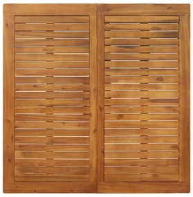 3 részes Kerti Étkező Garnitúra Szürke Poly Rattan Akác, Egymásra Rakható Kerti Székek Párnákkal 2 db Szürke Poly Rattan