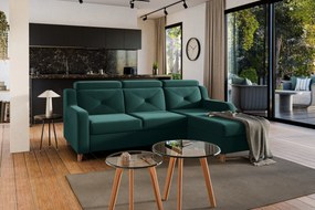 Laksaro sarokkanapĂ© ĂĄgyfunkciĂłval jobb oldali - zöld Trinity 28 bĂĄrsony