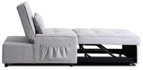 Ágyazható Fotel Szürke Színben. IBERIS 67 cm