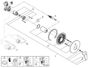 GROHE 29117000 - LINEARE kádcsaptelep, fényes króm