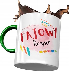 Zöld Bögre Rendezőnek Cool Rendező Ajándék Nyomtatott Fotóval