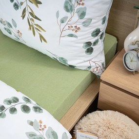 4Home frottír lepedő zöld, 180 x 200 cm