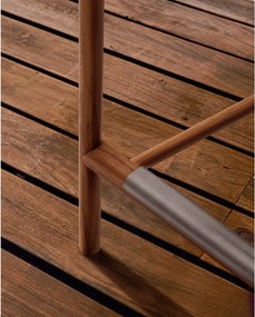 Natúr színű tömörfa kerti bárszék Turqueta – Kave Home