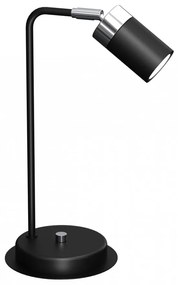 Milagro JOKER asztali/éjjeli lámpa fekete króm (MLP7749) 1xGU10